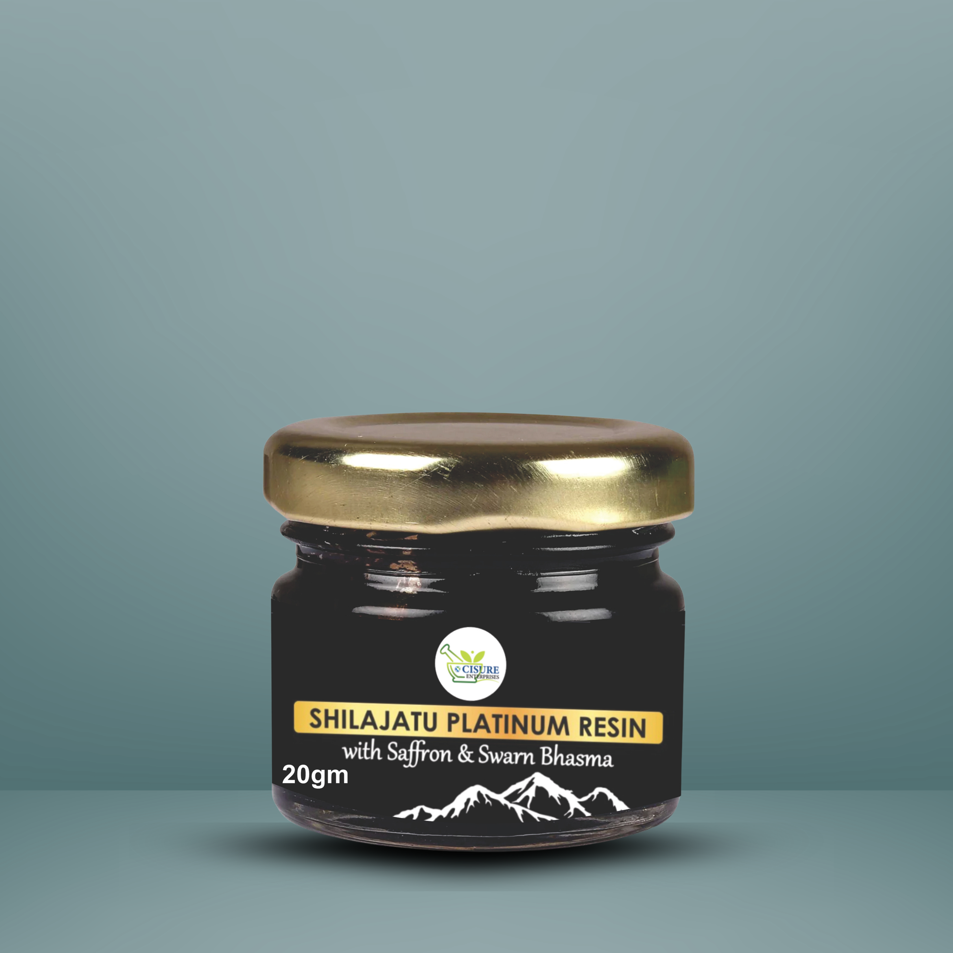 Cisure Shilajatu Platinum Resin with Saffron & Swarn Bhasma – 20gm - My Store