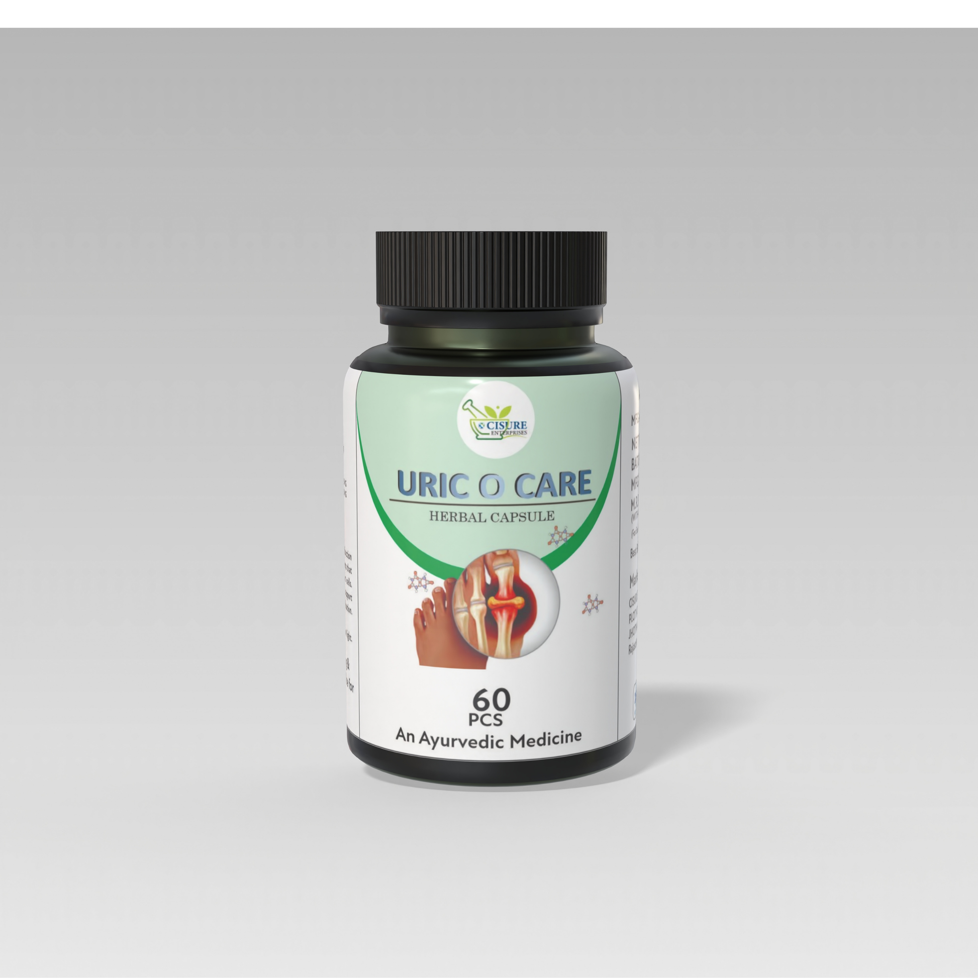 Cisure Uric O Care Capsule – Ayurvedic Support for Uric Acid & Joint Health (60 Capsules) - My Store