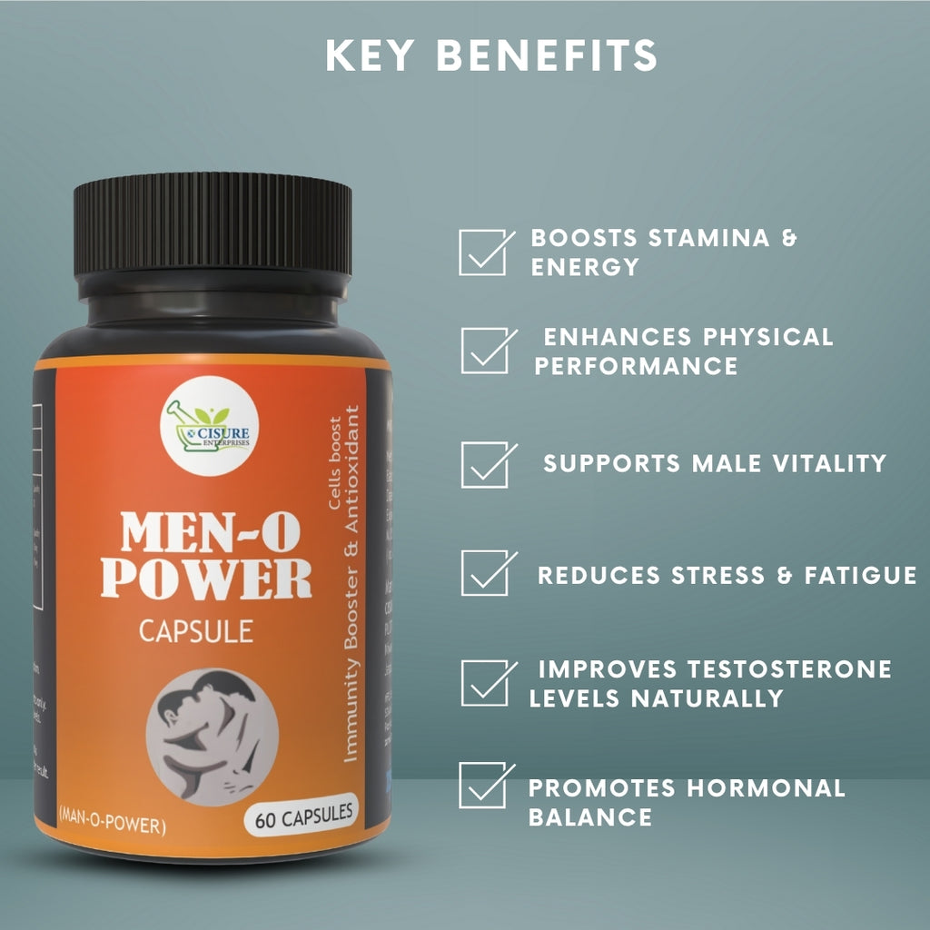 MEN-O POWER CAPSULE – Immunity Booster & Antioxidant (60 Capsules) - My Store