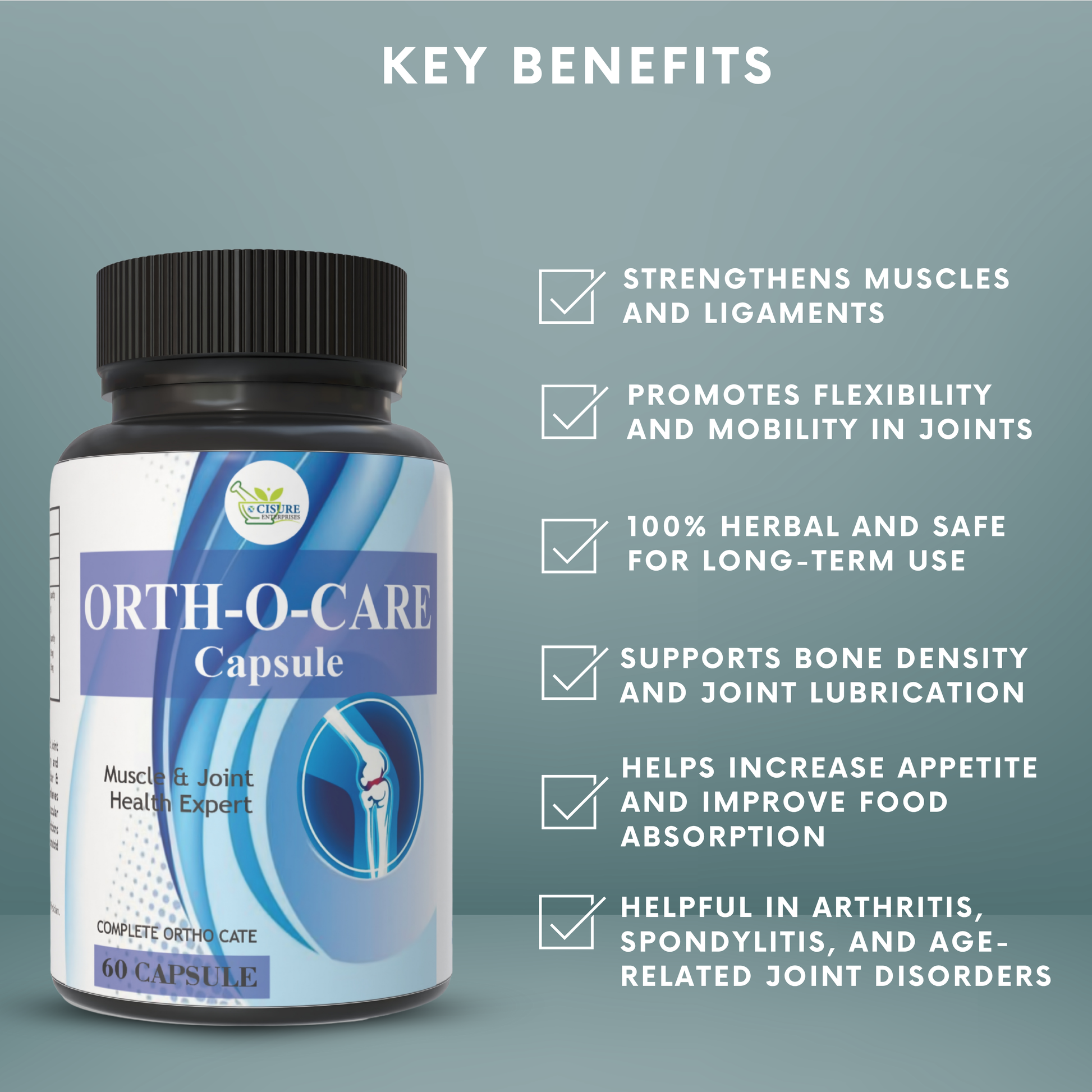 Cisure Orth-O-Care Capsule – Muscle & Joint Health Expert - My Store