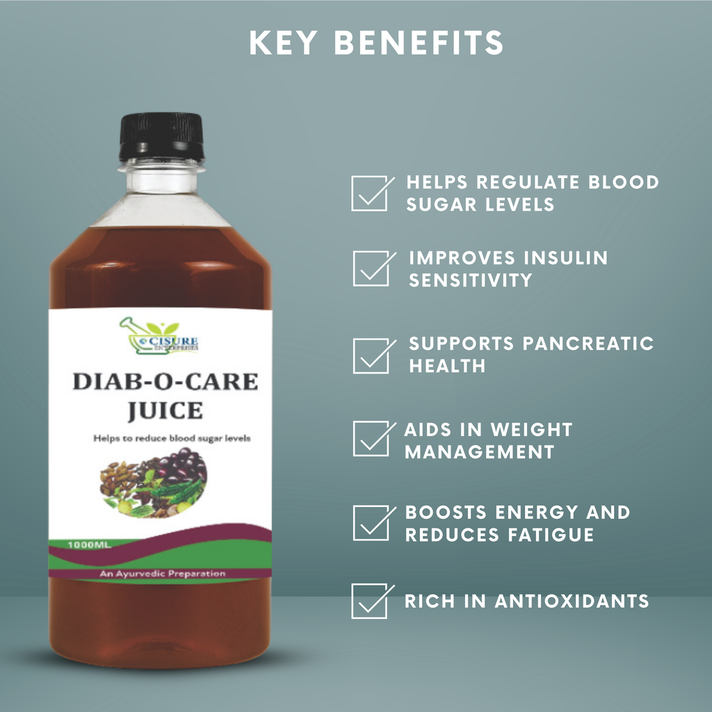 Cisure Diab-O-Care Juice – Ayurvedic Blood Sugar Support Juice (1000ml) - My Store