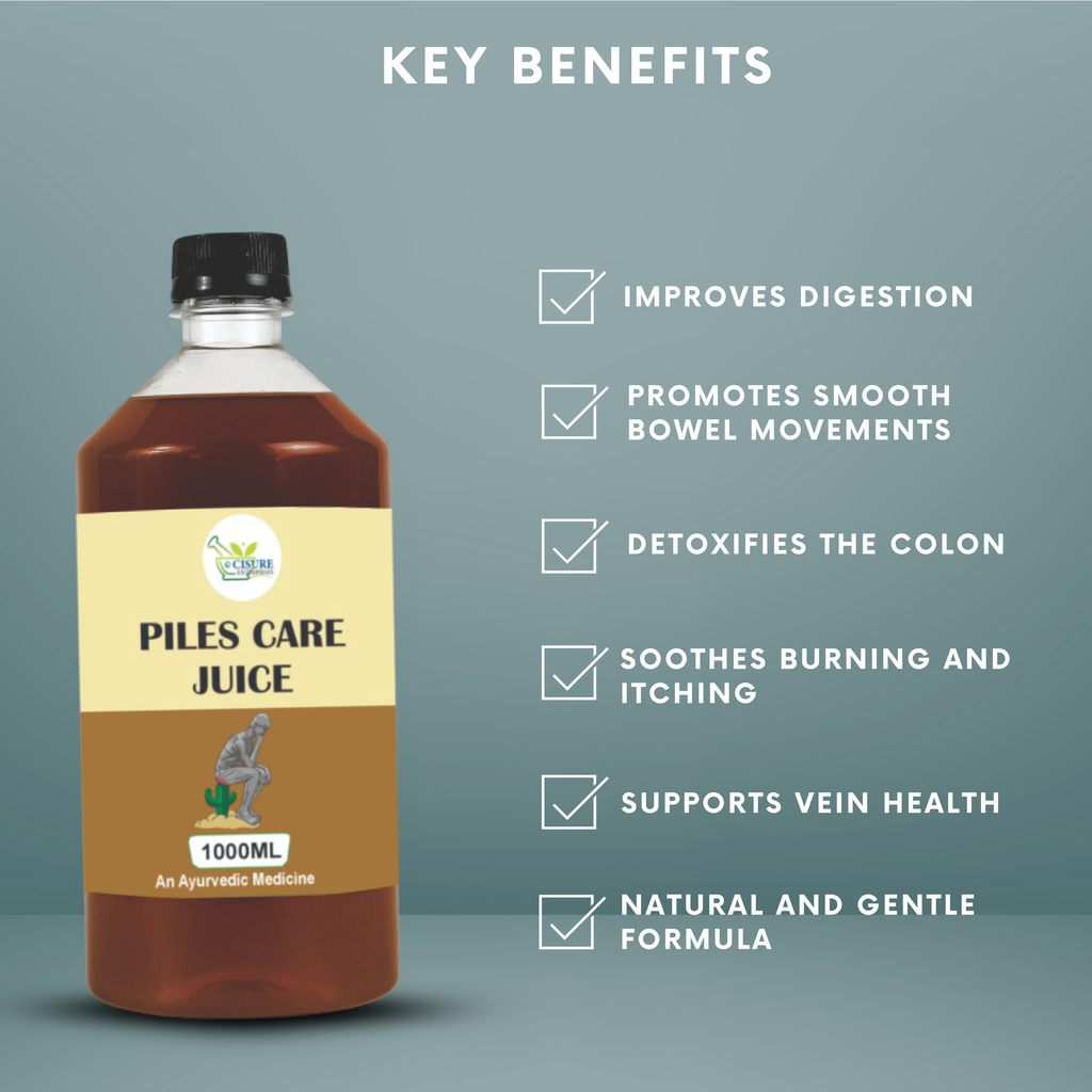 Cisure Piles Care Juice – Ayurvedic Relief for Hemorrhoids (1000ml) - My Store
