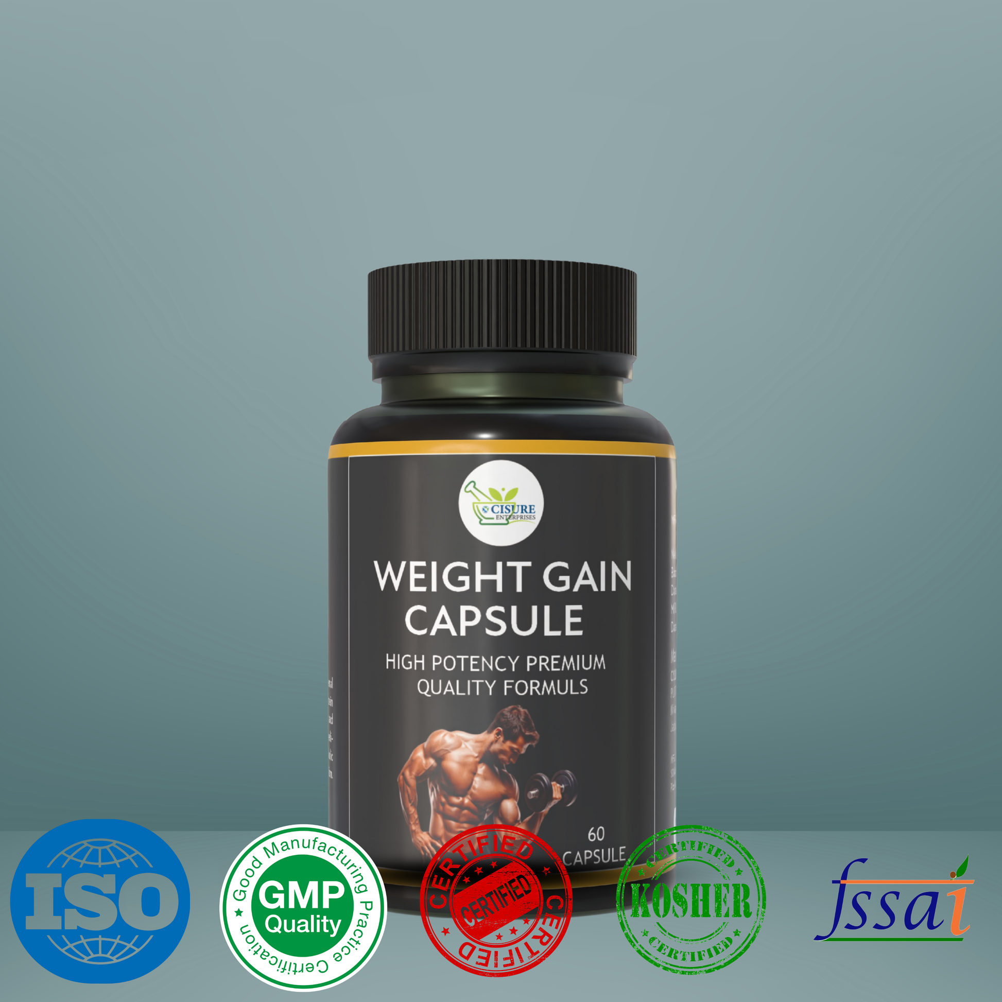 Cisure Weight Gain Capsule – Premium High Potency Mass Gainer Formula - My Store