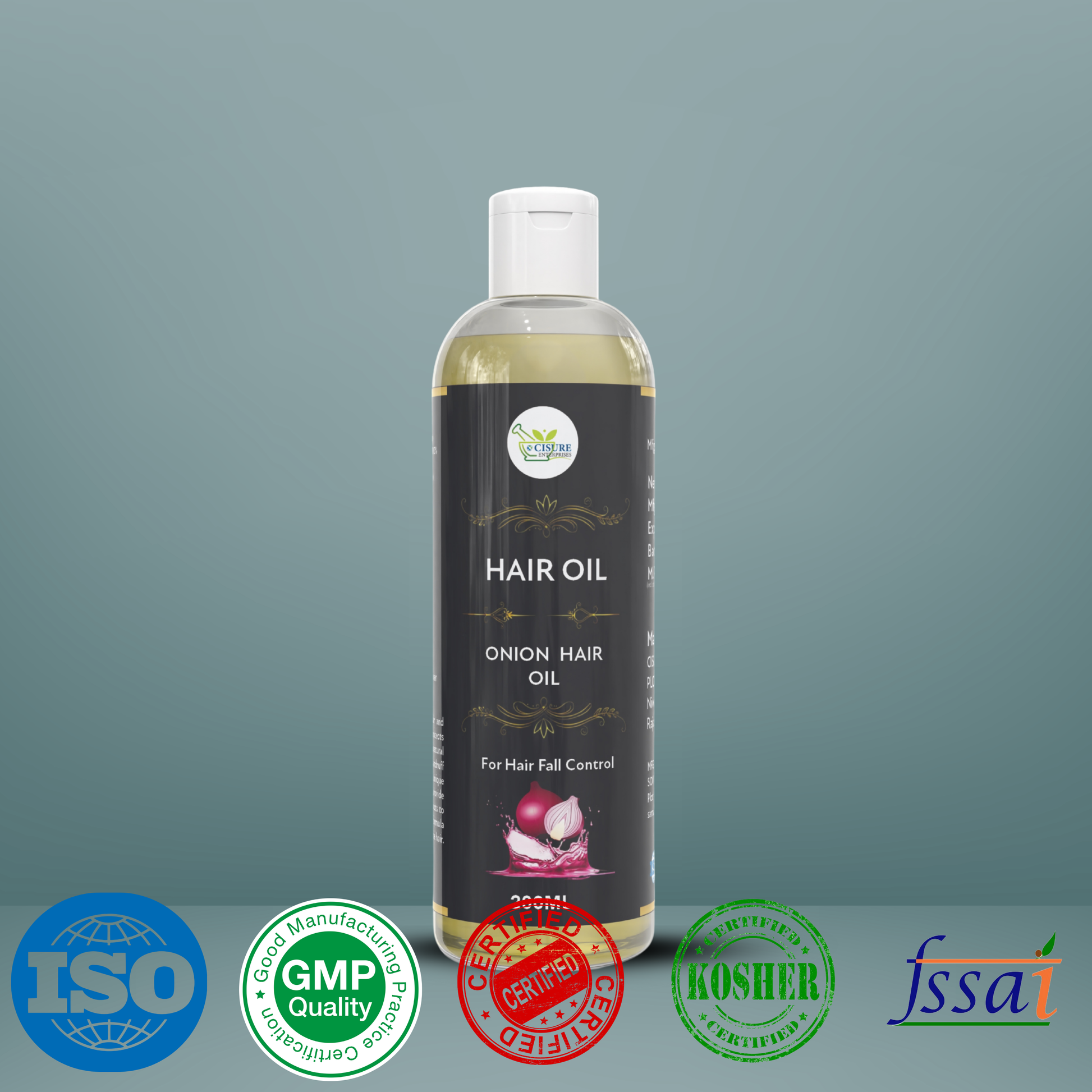 Cisure Onion Hair Oil – Hair Fall Control & Hair Growth Booster (200ml) - My Store