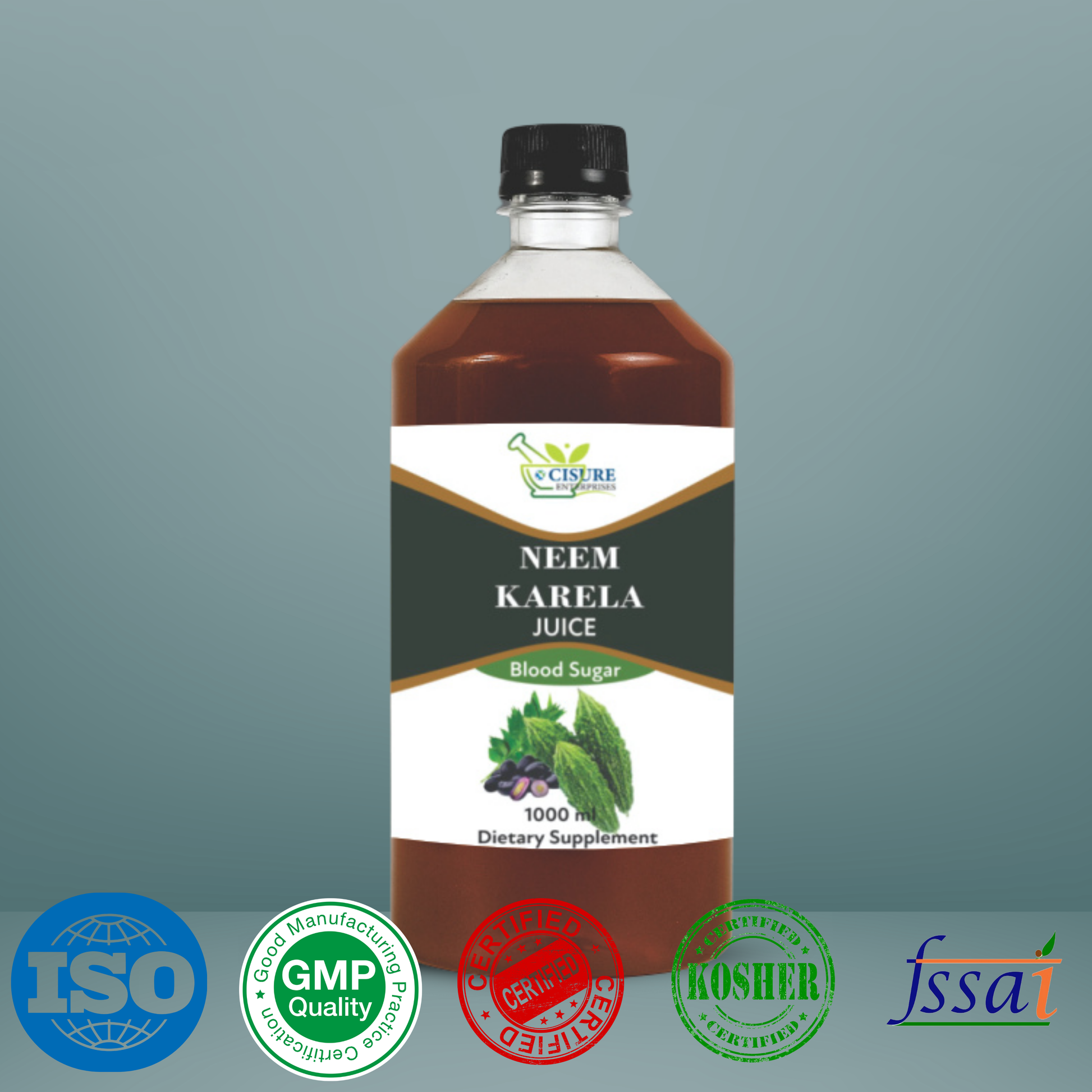 Cisure Neem Karela Juice – Natural Blood Sugar Support - My Store