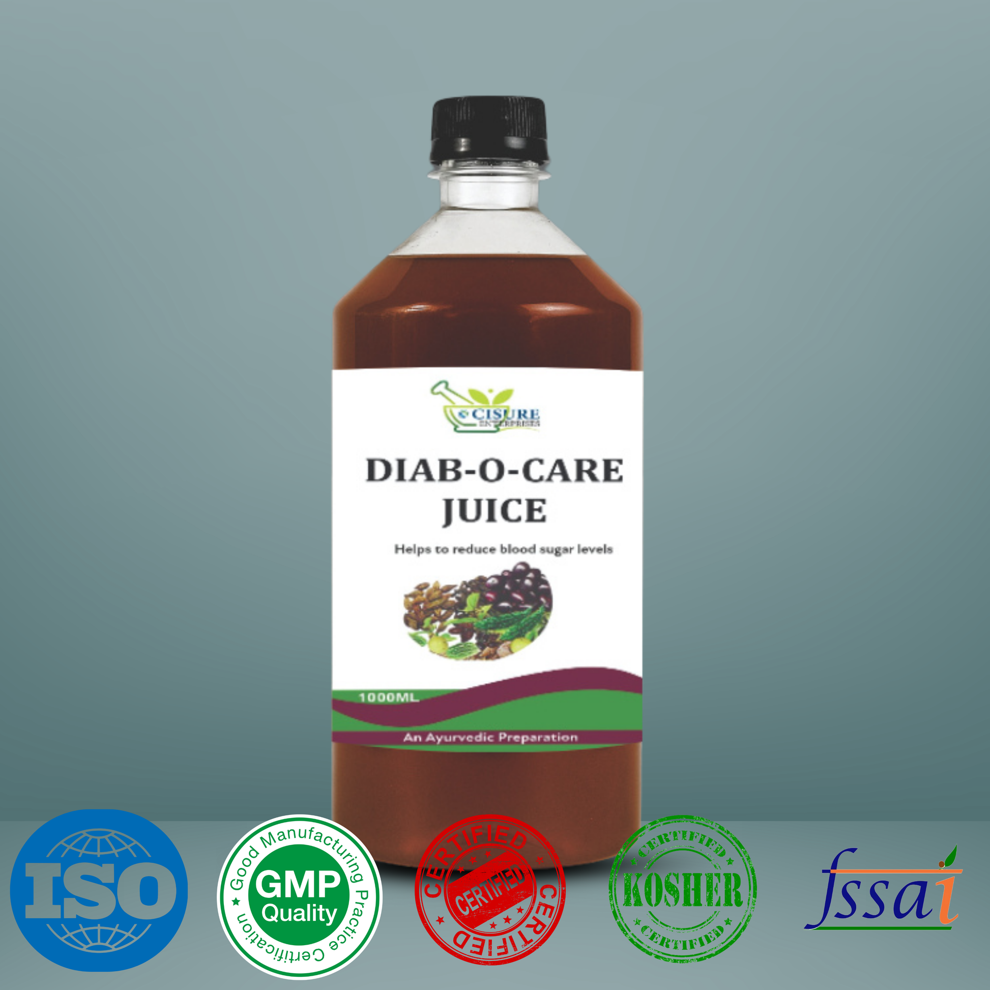 Cisure Diab-O-Care Juice – Ayurvedic Blood Sugar Support Juice (1000ml) - My Store